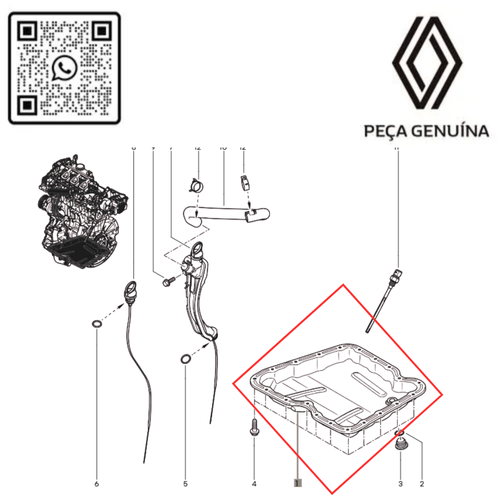 111116195R  CARTER DO MOTOR H5D 1.0 12V KARDIAN  RN 16195R -4-